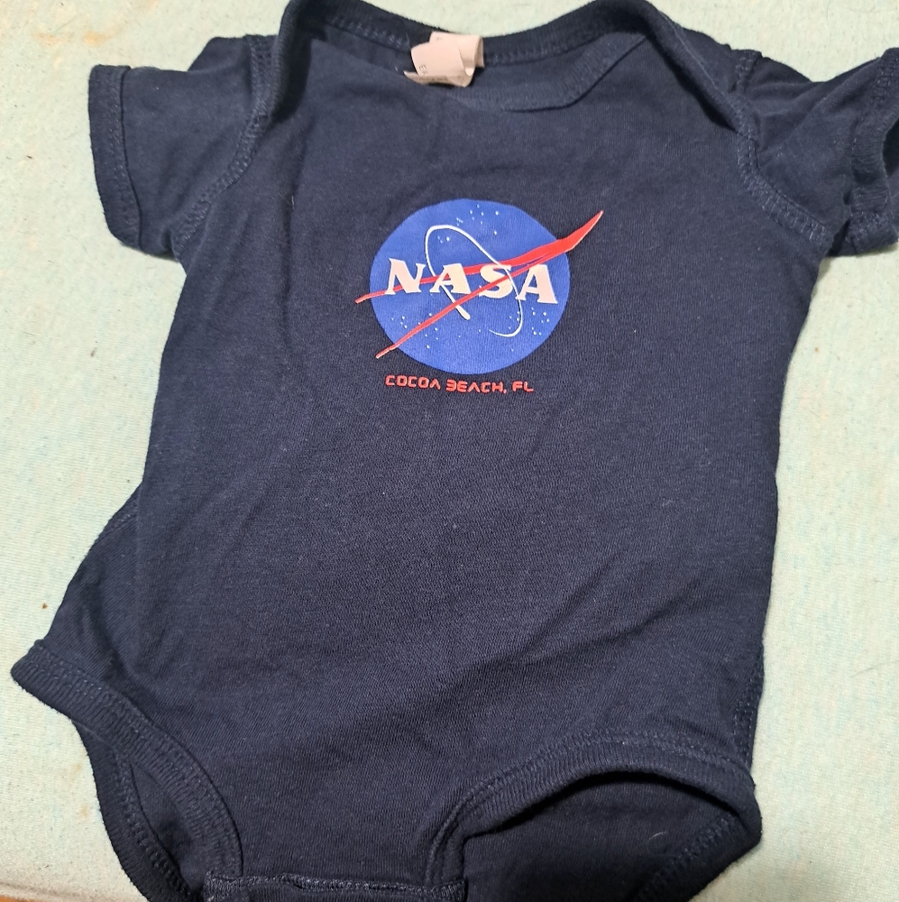 NASA Baby Onesie in Navy Blue